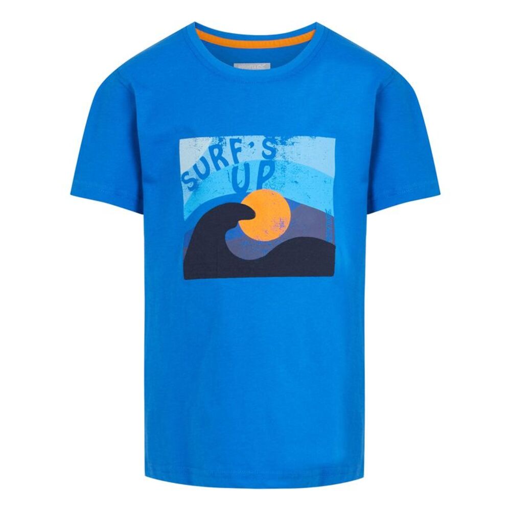 Regatta Childrens/Kids Bosley VII Sunset T-Shirt / Oxford Blue